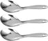Kichvoe Rice Scooper 3pcs, Stainless Steel Rice Paddle Spoon, Metal Serving Spoon for Kitchen