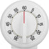 60 Minutes Round Shape Timer, Mechanical Cooking Ring Timer for Baking, Steaming, Convenient Visual Countdown