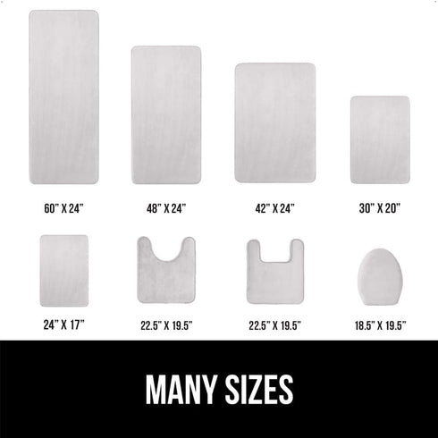 GORILLA GRIP Memory Foam Bath Rugs, Soft Absorbent Velvet Bathroom Mats, Machine Washable, 30x20 Light Gray