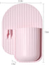 Silicone Toothbrush and Razor Holder, Reusable Shower Caddy with Suction Cup, Suitable for Wall or Mirror Use, Bathroom