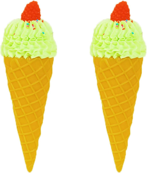 2PCS Simulated Artificial Ice Cream Decor Fake Dessert Display Fake Dessert Models