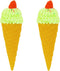 2PCS Simulated Artificial Ice Cream Decor Fake Dessert Display Fake Dessert Models