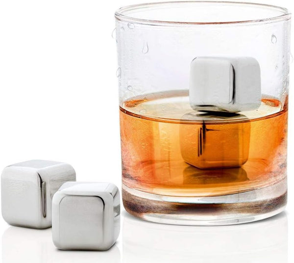 Blomus 4 Piece Stainless Steel Ice Cubes Set, One Size