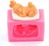 2Pcs 3D Sleeping Baby Silicone Chocolate Candy Fondant Mold, Handmade Soap Candle Mold for Baby Shower Party Decoration