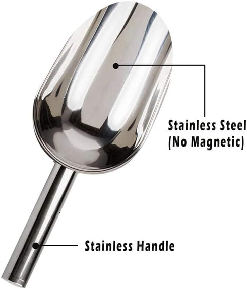 Sweet Candy Buffet Ice Tongs & Scoops - Silver, 6 Set