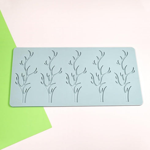 TUKE Tuile Mold 3D Branch Molds, Silicone Fondant Molds for Baking, Polymer Clay, Sugar Craft Dessert Cupcake Decorating