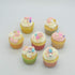 Bright Rainbow Cupcake Liners, Mini Greaseproof Paper Baking Cups, 150-Count