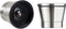 Stainless Steel Pepper Mill Shaker and Salt Grinders, Adjustable Salt and Pepper Mill Lid - Easy to Use, Stainless