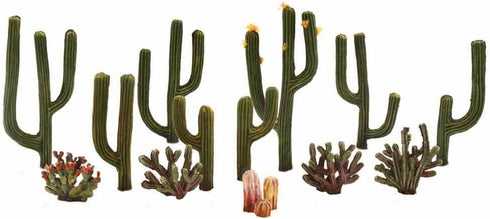 Woodland Scenics Plastic Cactus Plants, 0.5-inch to 2.5-inch