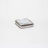 Household Essentials Saucer Storage Box, Holds 12 Saucers, Felt Protectors, Windowed Panel, Foldable, Stackable, 2