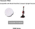 Replacement Filters for Bissell CleanView Compact Upright Vacuum - Part 1604896, Fits Models 3508, 2-Pack