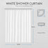 Shower Curtain Liner, 72 X 72 INCH PEVA, Waterproof & Washable Shower Curtain Liner for Bathroom, White