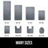 GORILLA GRIP Memory Foam Bath Rugs, Soft Absorbent Velvet Bathroom Mats, Machine Washable, 24x17 Mat, Graphite Gray