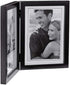 Malden International Designs Black Concept Wood Picture Frame, Double Vertical, 2-5x7, Black