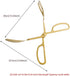 Food Tongs, Stainless Steel Kitchen Tongs, Salad Tongs for Cooking, Barbecue, Pastry, Sandwich, Serving Scissors
