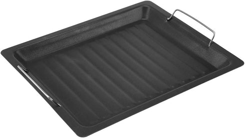 BBQ Frying Pan, Stainless Steel Non-Sticky Barbecue Pan, Frying Pot for Grilling, Picnics, Outdoor Activities