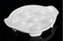 Bamboo's Grocery LoKii 2 Pack Ceramic Escargot Dish, 6 Holes Snail Dish with Handles, White, 6 Inches