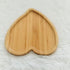 PRETYZOOM Heart Shaped Cutting Board, 2pcs Bamboo Serving Board for Valentines Day Cheese Platter Tray