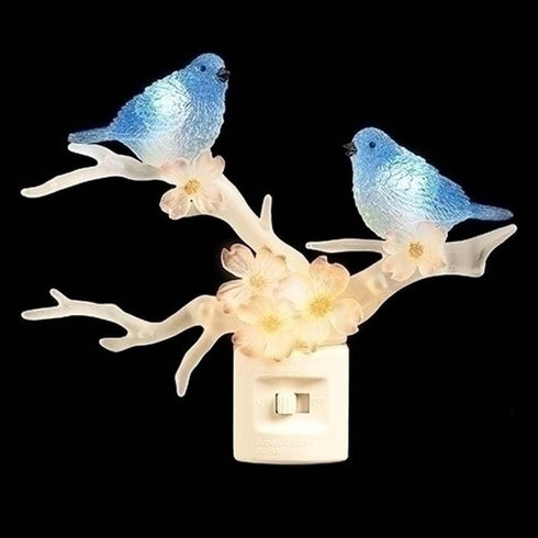 5" Roman Bluebird, Night Light, H, Plastic, Wall Decoration, Home Decor, Adorable Gift, Durable, Beautifully Detailed