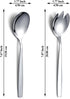 Salad Server Set 4 Pieces, Stainless Steel Salad Serving Set, Salad Spoon, Salad Servers, Salad Fork, Dishwasher Safe by Evanda