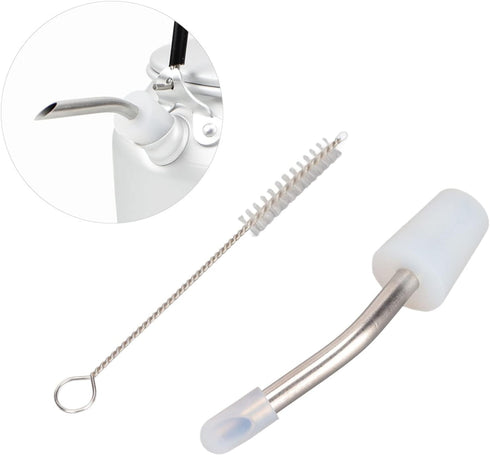 Coffee Kettle Teapot Nozzle, Extended Spout Resistance, Stainless Steel Outdoor Kettle Spout