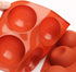 homEdge Semi Sphere Silicone Mold, 4 Packs for Baking Hot Chocolate Bomb, Cake, Jelly, Dome Mousse - Diameter 2"