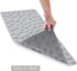 OTHWAY Non-Slip Bathtub Mat, Soft Rubber Bathroom Bathmat with Strong Suction Cups (Grey)
