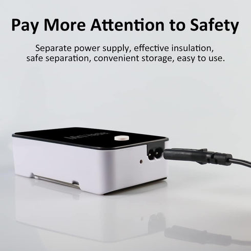 Portable Space Heater YOUCIDI Mini Desk Heater, Electric Fan Air Warmer for Room/Office/Desktop