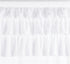 Madison Park White Cotton Ruffle Window Panel, Solid Anna Voile, 50X84, 1-Panel Pack, Farmhouse Decor