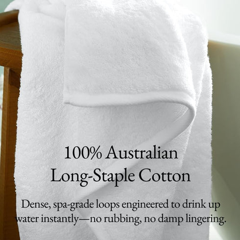 Set 2 800 100% Italic Ultraplush Australian Cotton Washcloths - of Luxury Plush Face Wash Cloths, Soft and Absorbent