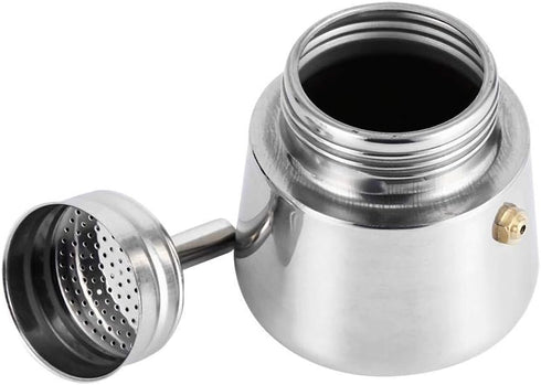 Asixx Stainless Steel Coffee Maker, Perfect for Home or Office, 4 Sizes (450ml)