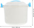 Microwave Rice Steamer Cooker with Double Vent Design for Convenient Steam Discharge, Small Rice Maker