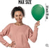 Qualatex 11" Green Latex Balloons, 100ct