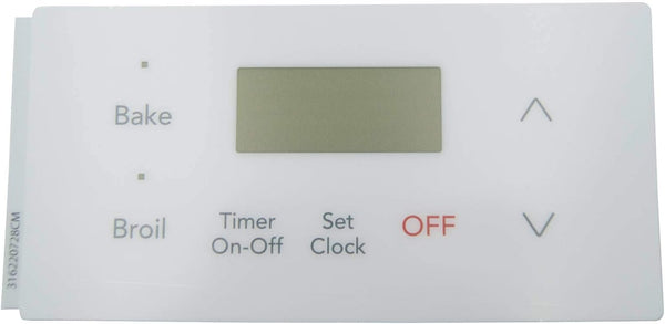 Supplying Demand 316220728 316220722 Range 7 Button Clock Overlay Replacement