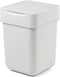 carrotez Mini Trash Can, Countertop Trash Can with Lid, 2 Liter/0.5 Gallon Waste Basket for Coffee Bar, Bathroom,