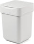 carrotez Mini Trash Can, Countertop Trash Can with Lid, 2 Liter/0.5 Gallon Waste Basket for Coffee Bar, Bathroom,