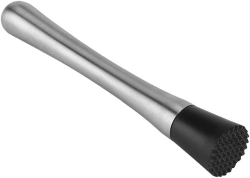 Fdit Stainless Steel Cocktail Muddler Bar Stick, Mojito Masher, Ideal Bartender Tool