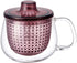 KINTO 22914 UNITEA Unimag Heat Resistant Glass, 11.8 fl oz (350 ml), Wine Red