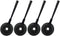 Side Brush for Shark ION Robot RV700_N RV720_N RV750_N RV850 RV851WV Vacuum Replacement Parts, Pack of 4