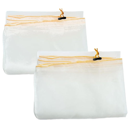 SPMKTQK 4 5 Honey Strainer, Pcs Honey Filter Bag Ultra-Fine Mesh Strainer with Adjustable Drawstring, Beginner Honey