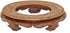 Elegant Wooden Vase Stand for Collectibles and Plants