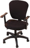 Computer Office Chair Cover - Stretchable Protective Cloth Polyester Universal Desk Task Chair Slipcover, Black