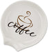 Coffee Spoon Rest - Engraved Cute Counter Spoon Holder for Farmhouse Home Bar, Gift for Coffee Lovers
