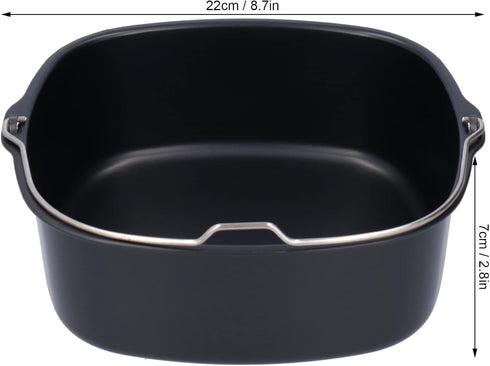 Air Fryer Cake Pan, Nonstick Pizza Pan and Baking Barrel, Dishwasher Safe for HD9925 HD9860 Models