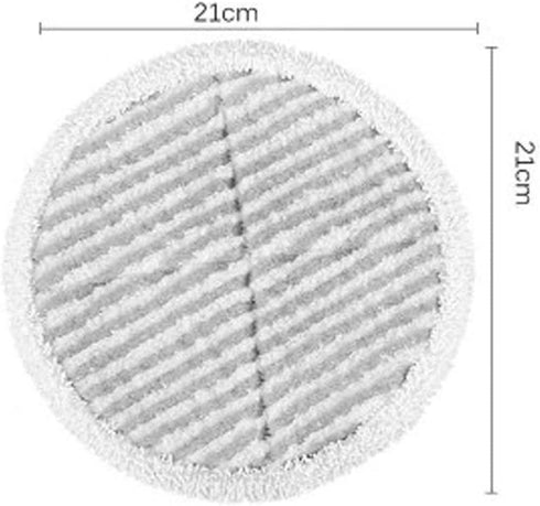 Spinwave Replacement Pads Compatible with Bissell Spinwave Mops 2124 2039 Series, Includes 2 Soft Pads and 2 Scrubby