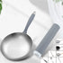 Pots Handle Sleeve, Cast Iron Handle Cover for Skillets, Heat Insulation Silicone Handle Holder (Gray, Large)