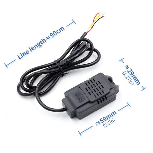 HiLetgo RS485 SHT20 High Precision Temperature Humidity Sensor Module with 1M Lead, Compatible to Modbus