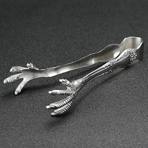 Bar Ice Hockey Special Eagle Claw Shape Serving Tongs, Ice Tongs