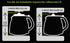 12 Cup Millennium Style Carafe, Black by Medelco GL312