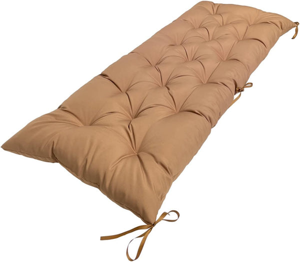 Outdoor Bench Cushions 40 in with Ties Waterproof Tufted Thicken Patio Swing